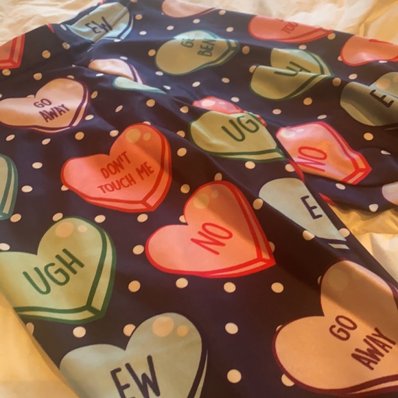 Living Dead Clothing - Anti Candy Heart Leggings - Picture 3 of 7